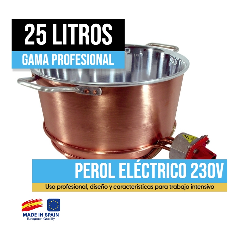 Perol eléctrico pastelería